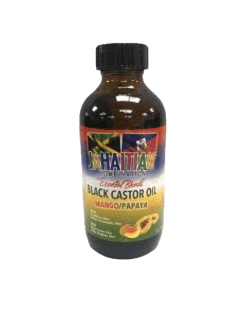 Jahaitian - Black Castor Oil - Mango - Papaya (4oz)