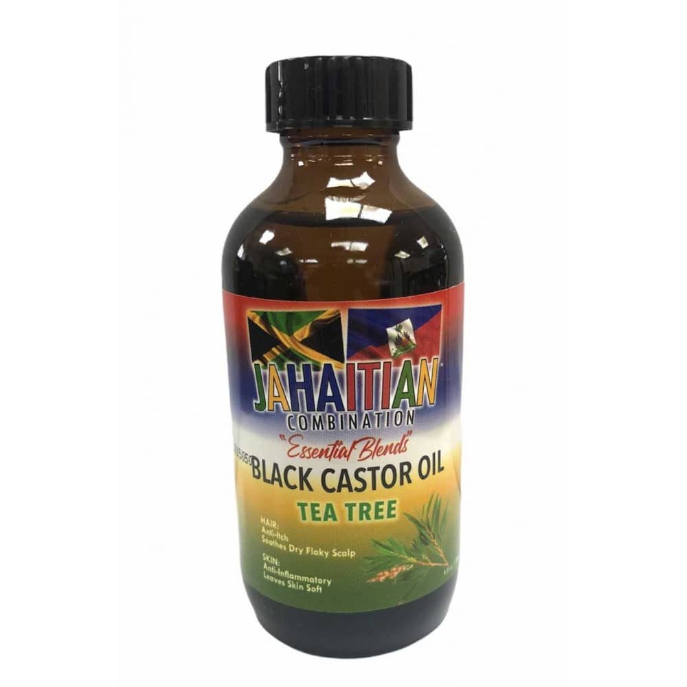 Jahaitian Combination Black Castor Oil - Tea tree (4oz)